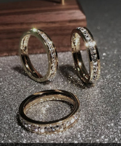 one line stone ring
