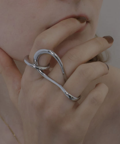 wave design ring (set)