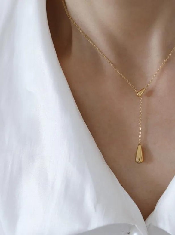 drop sway necklace