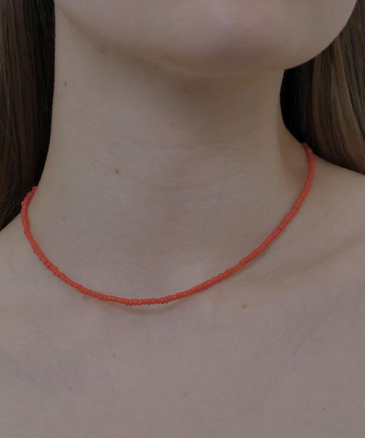 beads short necklace